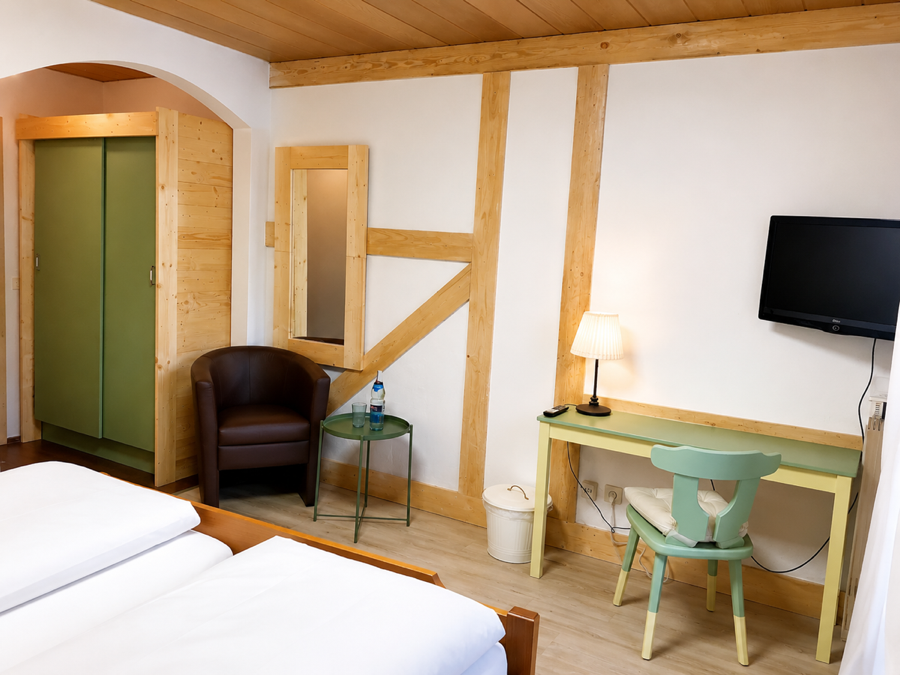 Heuboden Zimmer 1 Detailansicht links
